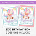 Cute kids birthday party invite